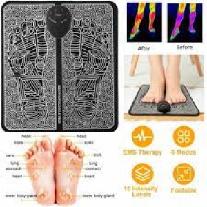 Rechargeable ( EMS ) FOOT massager mat , Muscle Stimulator, Simulated Massage Therapy for Foot,Hands,Arms,Shoulder