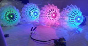RECHARGEABLE LED SHUTTLECOCK - with Charger - 1 in Pack -  Lighting On/Off Switch