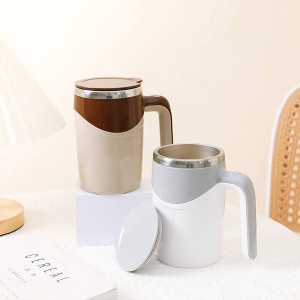 Rechargeable Self Stirring Mug, Automatic Magnetic Stirring Coffee Mug Self Mixing Coffee Mug Magnetic Stirring Cup Rotating Home Office Travel Mixing