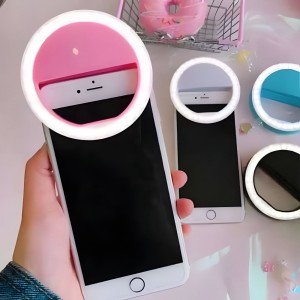 Selfie Ring Light For Mobile Camera - Rechargeable