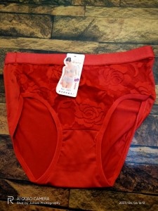 Red  Fancy Lace Panty For Girls and Women