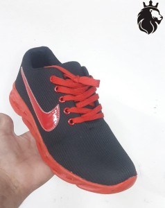 Red Black Running Shoes For Men