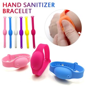 Silicone Hand Sanitize Wrist Band Bracelet Hand Wash Dispenser for Men Women Unisex