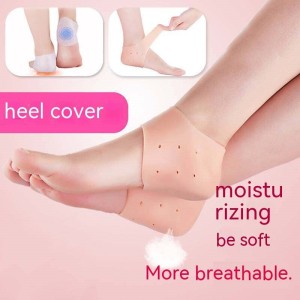Silicone Heel Pain Anti Crack Sock Cushion Padding for Inner Soles