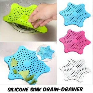 Silicone Rubber Five-pointed Star Sink Filter Sea Star Drain Cover Pack Of 3