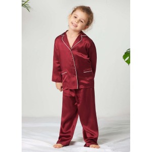 Silk night suit for Kids