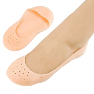 Smiling Foot Anti Crack Full Length Silicone Protector Moisturizing Socks
