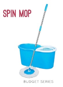 Spin Mop - Easy Spin Magical Mop Set 360 Degree Microfiber Mop Head Home Clean Tools Microfiber