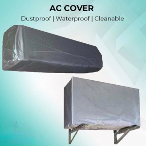 Ac Cover Waterproof & Dustproof Silver Coated Cloth Heat Insulation Sun Protection Rainproof Dust Covers For Indoor And Outdoor Unit (1.5 Ton)