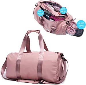 Sport Gym Bag Travel Duffel Bag with Shoe Compartment