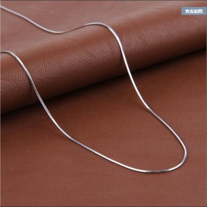 Stainless Steel Necklace Silver Waterproof Filmy Snake Chain Men Gift Jewelry Various Length