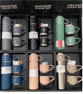 Stainless Steel Vacuum Flask/ Water Bottle For Hot & Cold Beverages
