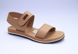 Stylish men ultra soft kito sandals in brown color for summer use latest design.