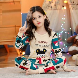 Night Suit Tshit trouser Printed For Kids 