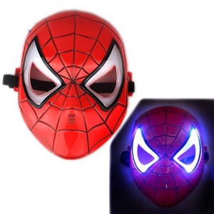 Super Hero Led Light Mask Toy For Kids - Spiderman