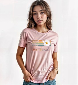 T Shirt for women n girls Summer collection in stylish printed round neck half sleeves T shirt