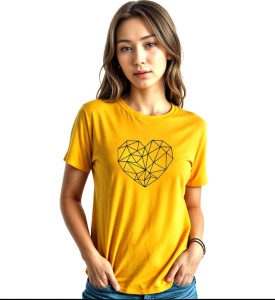 T Shirt for women n girls Summer collection in stylish printed round neck half sleeves T shirt