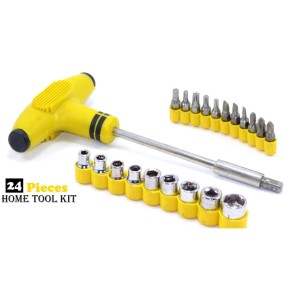 T Tool Set Pack Of 24 Screw Driver Branded Kit