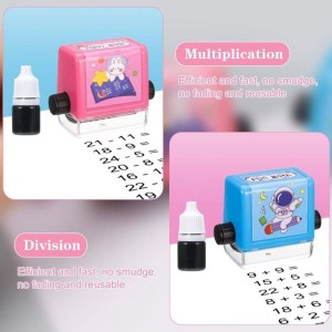 Teaching Stamp 2 In 1 Fill In The Blank Roller Reusable Math Roller Stamp Design Digital Stamp Within 100 Math Practice