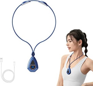 Portable Lymphatic Relief Neck Massager Gifts for Women, EMS Lymphatic Relief Neck Massage for Pain Relief Deep Tissue, Smart Neck Massager with Heat