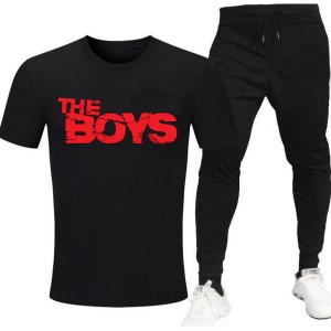 THE BOYS Tracksuit for Men printed half Sleeve T-Shirt & Trouser for Summer Collection
