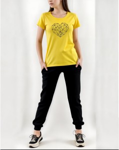 Tracksuit for Girls & Women printed half Sleeve T-Shirt & Trouser for Summer Collection Elegant Trendy Wear