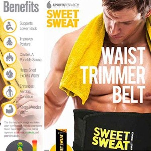 Trimming Sweet Sweat Waist  Abdomen Hot Body Slimming Belt - Color Assorted