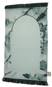 TWIGS WITH DELICATE FLOWERS SOFT FOAMING PRAYER MAT