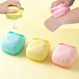 Ultra Soft Body Brush Silicone Bath Body Handheld Shampoo Brush Scrubber