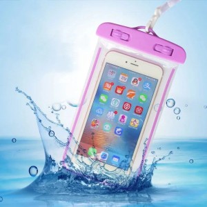 Universal Mobile Phone Transparent Waterproof Bag Three-Layer Sealed Drifting Beach Fishing Underwater 6 Inch Swimming Dry Bag