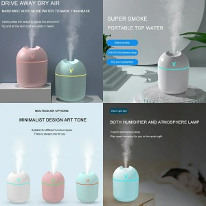 USB Air Aromatherapy Humidifiers Diffusers Essenti Oil Ultrasonic Humificador Mist Maker Home Car Freshener Desk Cool Fog.