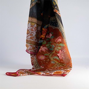 Valerie head scarves/stoles are designed to be lightweight, non-slippery, and breathable.