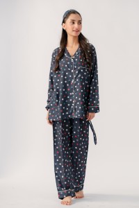 Valerie polyrrayon weightless & Antilipedge fabric nightwear/ loungewear pajama set for women Sleepwear