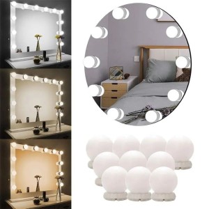 Vanity Mirror Light LED Bulbs For Makeup Mirror Stand (10 Bulbs)