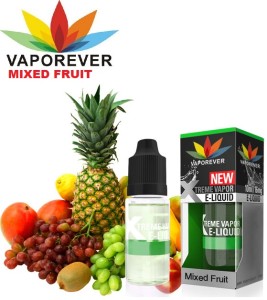 Vaporever E-Liquid Vape Juice 10ml in 0mg, Nicotine Vapor (FRUIT MIX)
