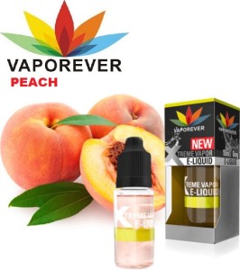Vaporever E-Liquid Vape Juice 10ml in 0mg, Nicotine Vapor (PEACH)