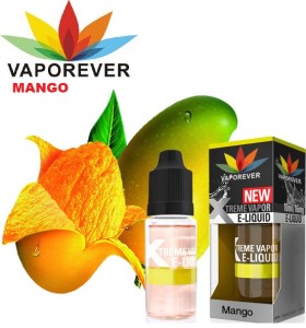 Vaporever E-Liquid Vape Juice 10ml in 0mg, Nicotine Vapor (MANGO)
