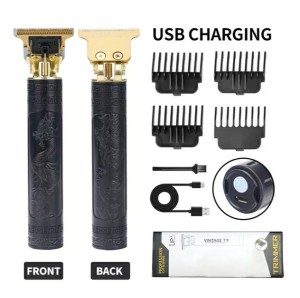 Vintage T9 Hair Cutting Machine with Charger Hair Clipper Professional Trimmer for Men Electric Shaver Hair Trimmer