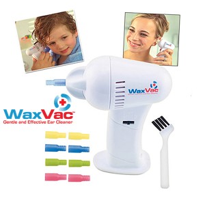 Waxvac ear cleaner