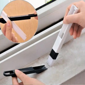 Window Groove Cleaning Brush Clean Tool Multifunctional Windows Slot Brush Keyboard Nook Cranny Dust Shovel Track Clean