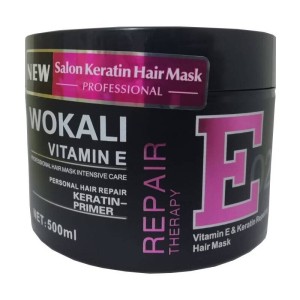 WOKALI Vitamin E – Professional Keratin Repairing Hair Mask – 500ml