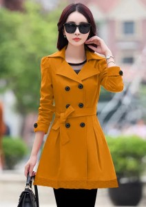 Women's Lace Style Korean Trench Coat