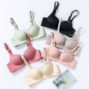 Solid color Seamless Wire Free Bra