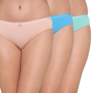 Cotton Bikini Mid Rise Anti-Bacterial Panty (Pack of 3)