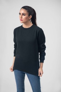 Women’s Crewneck Black Sweatshirts