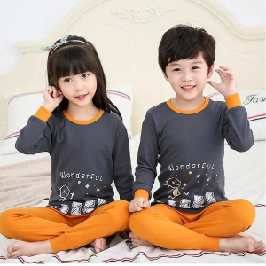 Wonderful Print Full Sleeves Night Suit for Kids - Cute and Comfortable Sleepwear