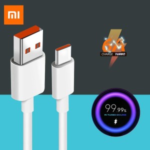 Xiaomi Original Turbo Charger Cable 33w Fast Charging 6A For All Mi Mobiles/5A Quick Charging