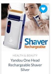 Yandou Professional Rechargeable Shaver For Men