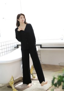 BLACK DYED NIGHT SUIT FOR GIRLS