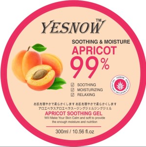 Pack Of 2 Yesnow Apricot Soothing & Moisturizing Gel 99%